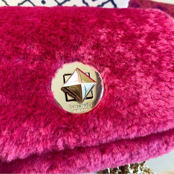 Kate Spade Audrey Shearling Micro Crossbody - Picture 3 of 11